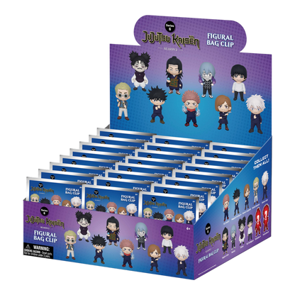 Jujutsu Kaisen - 3D PVC Bag Clips Series 6 Blind Bag (Display of 24)