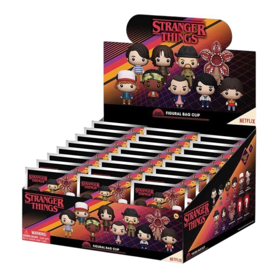 Stranger Things - 3D Foam Bag Clips (Series 1) (Display of 24)