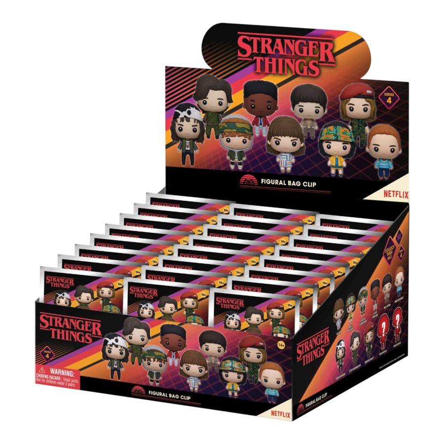 Stranger Things - 3D Foam Bag Clips (Series 4) (Display of 24)