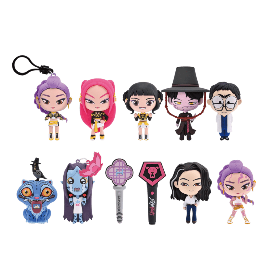KPop Demon Hunters - 3D PVC Bag Clips Series 2 Blind Bag (Display of 24)