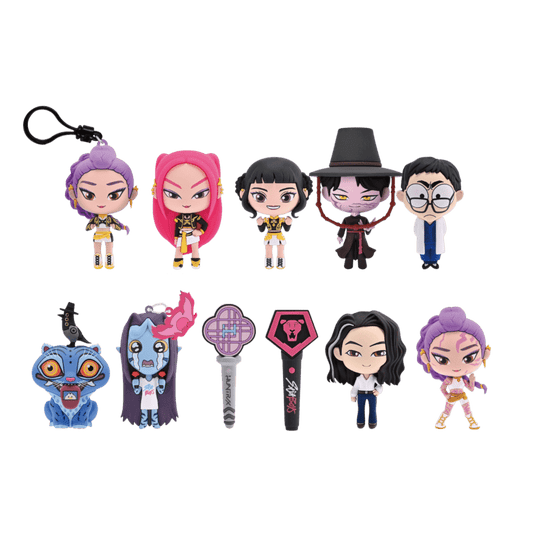 KPop Demon Hunters - 3D PVC Bag Clips Series 2 Blind Bag (Display of 24)