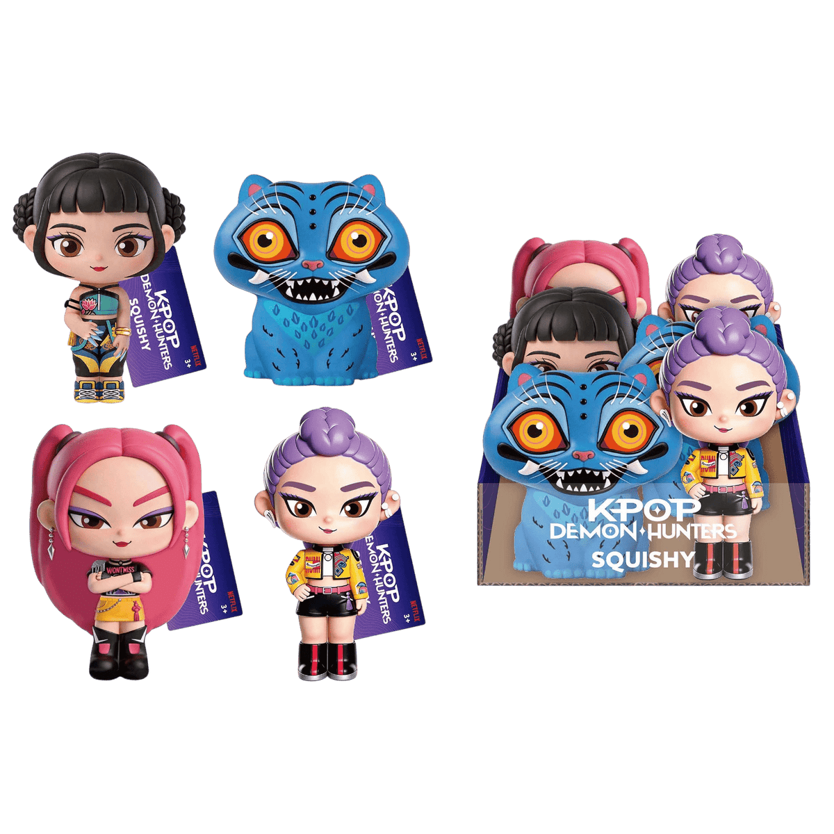 KPop Demon Hunters - Squishy Assortment (Display of 6)