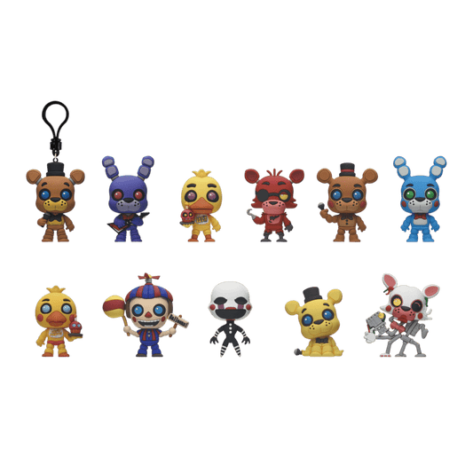 Five Nights at Freddy's - 3D Foam Bag Clip Blind Bag Series 1 (Display of 24)