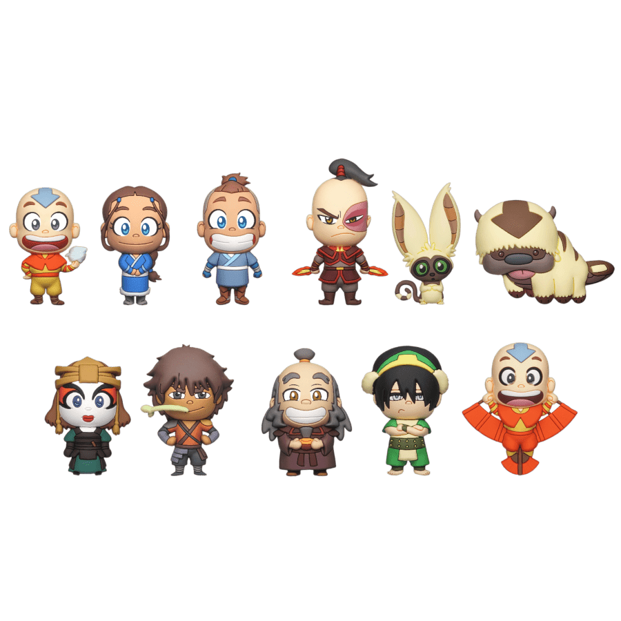 Avatar: The Last Airbender - 3D PVC Foam Bag Clips Series 1 Blind Bag (Display of 24)