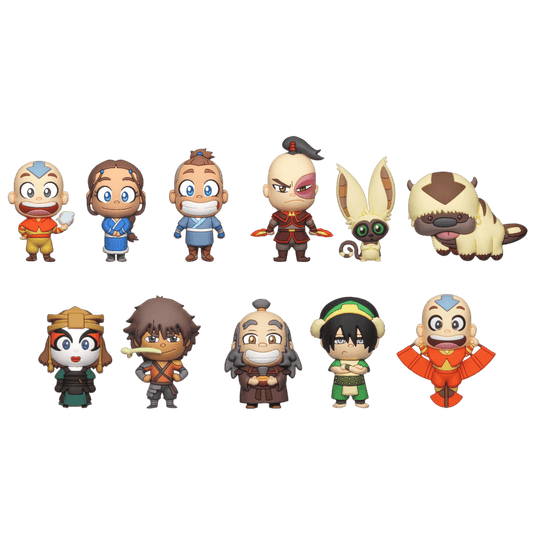Avatar: The Last Airbender - 3D PVC Foam Bag Clips Series 1 Blind Bag (Display of 24)