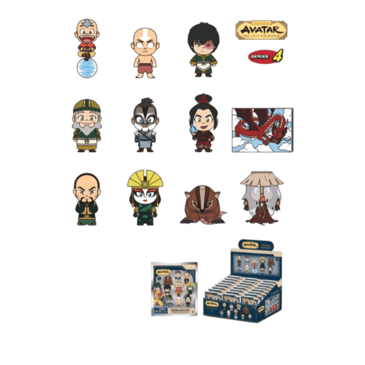 Avatar: The Last Airbender - 3D Foam Bag Clips Series 4 (Display of 24)