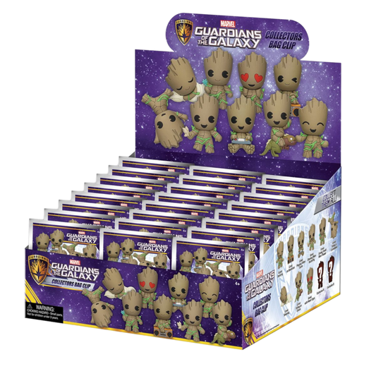 Guardians of the Galaxy - Groot 3D Foam Bag Clips Blind Bag [Display of 24]