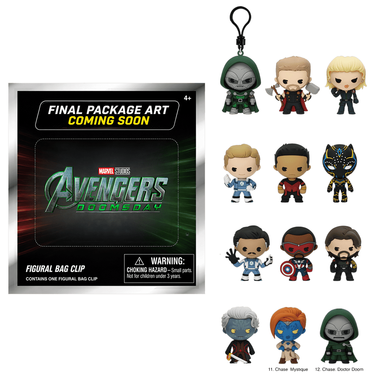 Avengers: Doomsday - 3D PVC Bag Clips S1 Blind Bag (Display of 24)