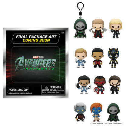 Avengers: Doomsday - 3D PVC Bag Clips S1 Blind Bag (Display of 24)