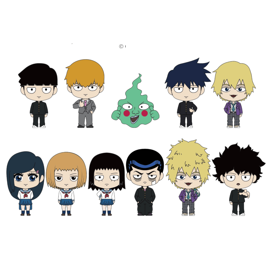 Mob Psycho 100 - 3D PVC Foam Bag Clips Series 1 Blind Bag (Display of 24)