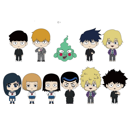 Mob Psycho 100 - 3D PVC Foam Bag Clips Series 1 Blind Bag (Display of 24)