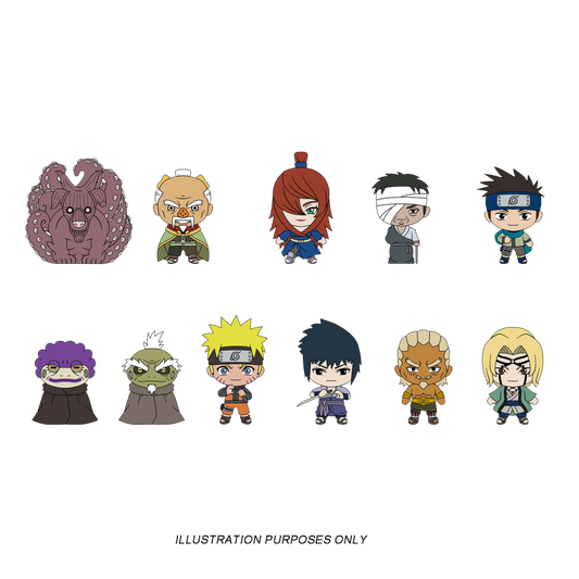 Naruto - 3D PVC Bag Clips Series 99 Blind Bag (Display of 24)