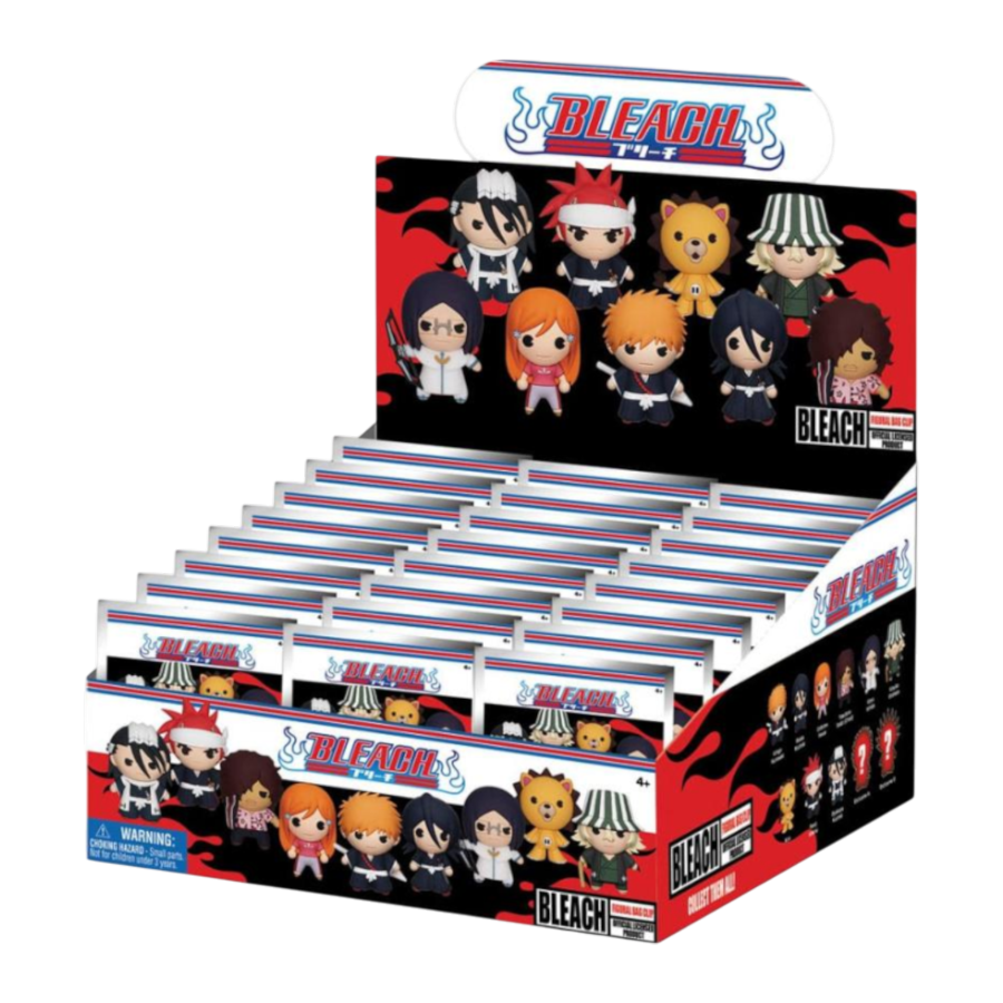 Bleach - 3D PVC Bag Clips S01 Blind Bag (Display of 24)