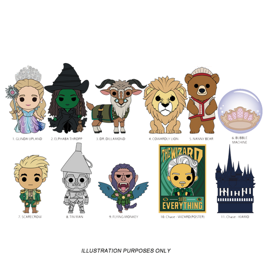 Wicked (2024) - 3D Foam Bag Clip Series 2 (Display of 24)
