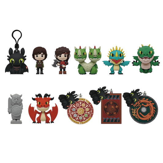 How to Train Your Dragon (2025) - 3D PVC Bag Clips Series 2 Blind Bag (Display of 24)