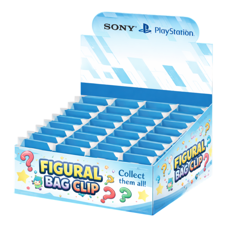 Sony - Playstation 3D PVC Bag Clips (Display of 24)