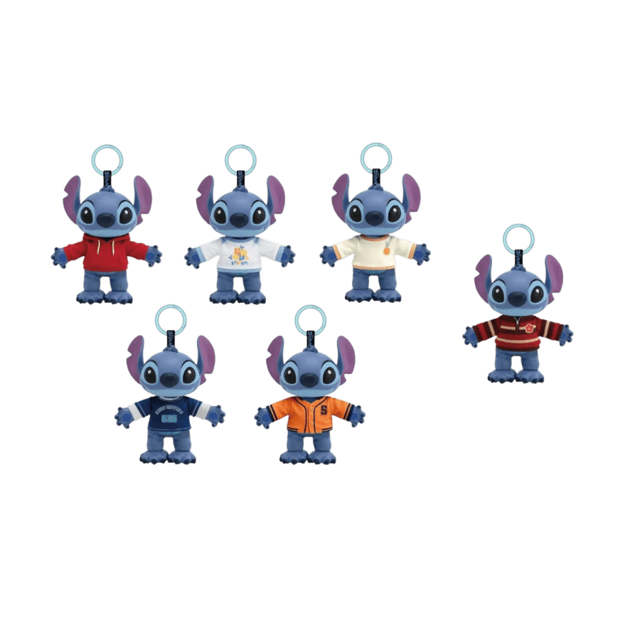 Lilo & Stitch - Stitch Plush Figural Bag Clip Series 1 Blind Box (Display of 8)