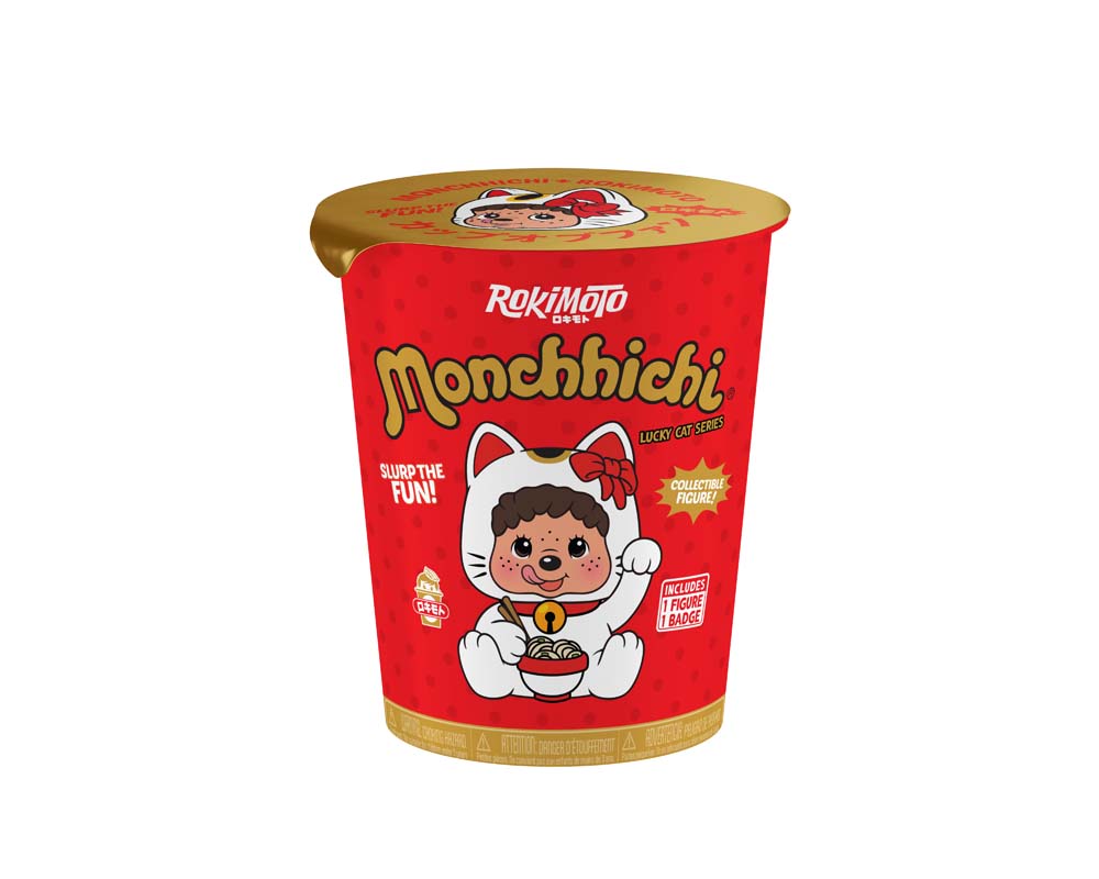 Rokimoto Monchhichi Lucky Cat Mystery Collectible