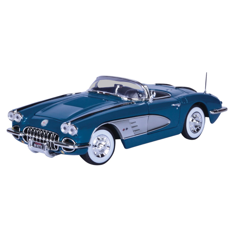 Timeless Legends - 1:18 Scale 1958 Corvette [Blue]