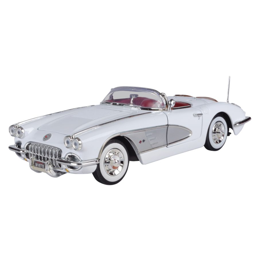 Timeless Legends - 1:18 Scale 1958 Corvette [White]