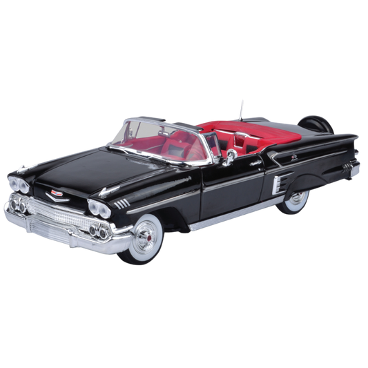 Timeless Legends - 1:18 Scale 1958 Chevrolet Impala [Black]