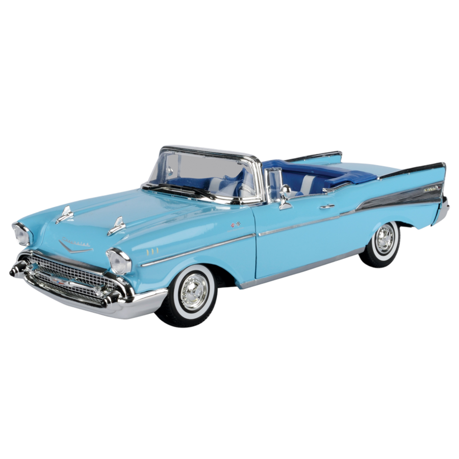 Timeless Legends - 1:18 Scale 1957 Chevy Bel Air (Convertible) [Light Blue]