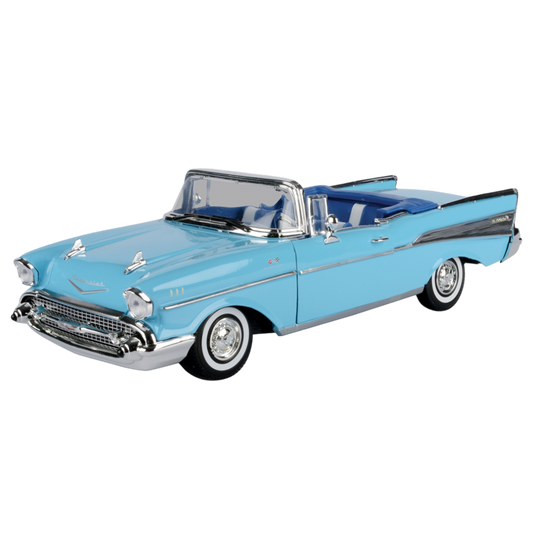 Timeless Legends - 1:18 Scale 1957 Chevy Bel Air (Convertible) [Light Blue]