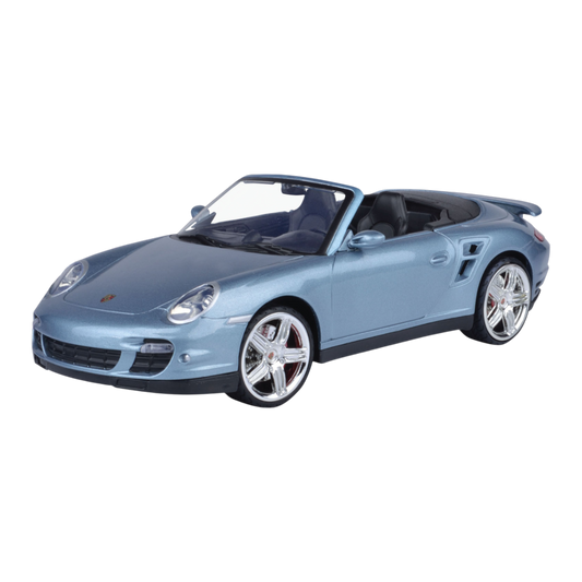 Timeless Legends - 1:18 Porsche 911 Turbo Cabriolet (Metallic Grey) Die-Cast Vehicle