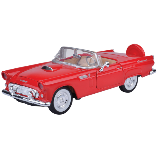 Timeless Legends - 1:24 Scale 1956 Ford Thunderbird (Convertible) [Red]