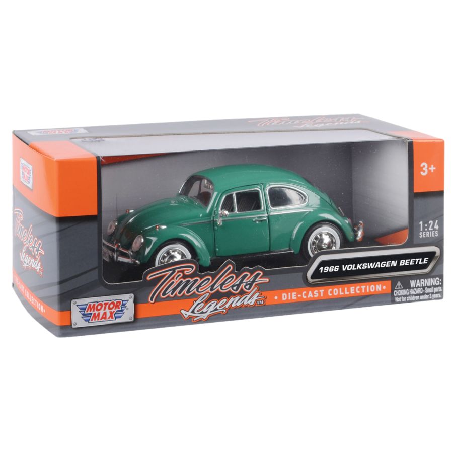 Timeless Legends - 1:24 Scale 1966 Volkswagen Beetle [Green]