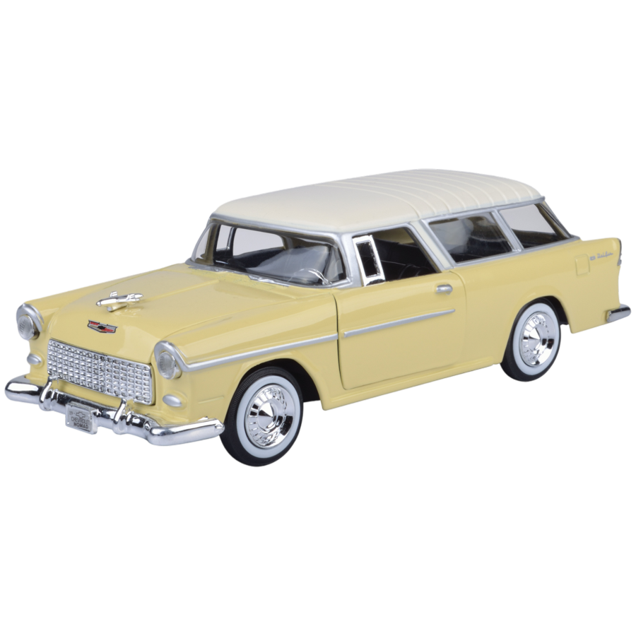 Timeless Legends - 1:24 Scale 1955 Chevy Bel Air Nomad [Yellow]