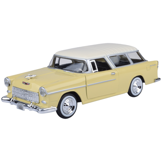 Timeless Legends - 1:24 Scale 1955 Chevy Bel Air Nomad [Yellow]