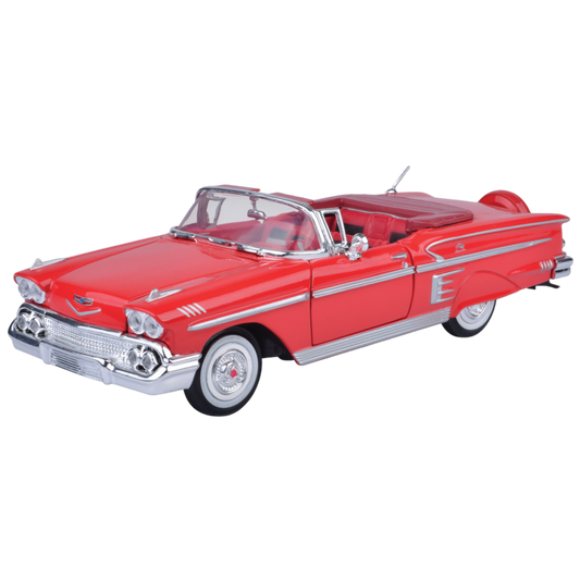 Timeless Legends - 1:24 Scale 1958 Chevy Impala [Red]