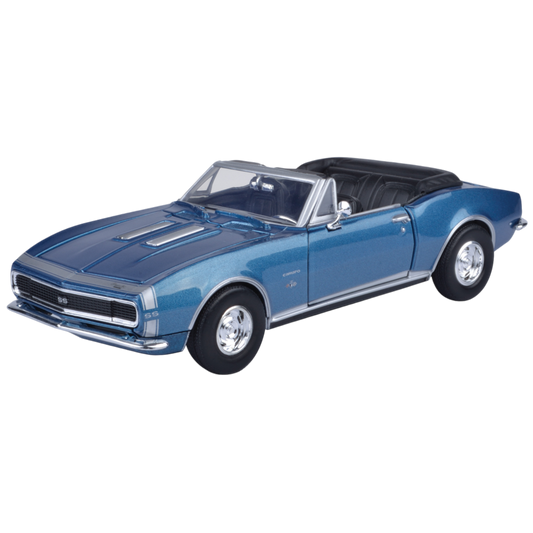 Timeless Legends - 1:24 Scale 1967 Chevy Camaro SS (Convertible) [Blue]
