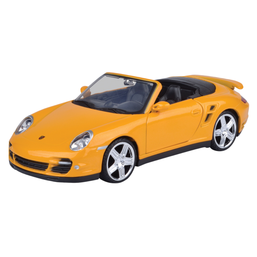 Timeless Legends - 1:24 Scale Porsche 911 Turbo Cabriolet [Yellow]