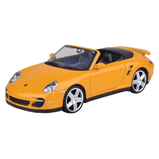 Timeless Legends - 1:24 Scale Porsche 911 Turbo Cabriolet [Yellow]