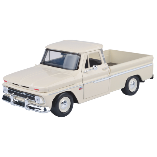Timeless Legends - 1:24 Scale 1966 Chevy C10 Fleetside Pickup [Cream]