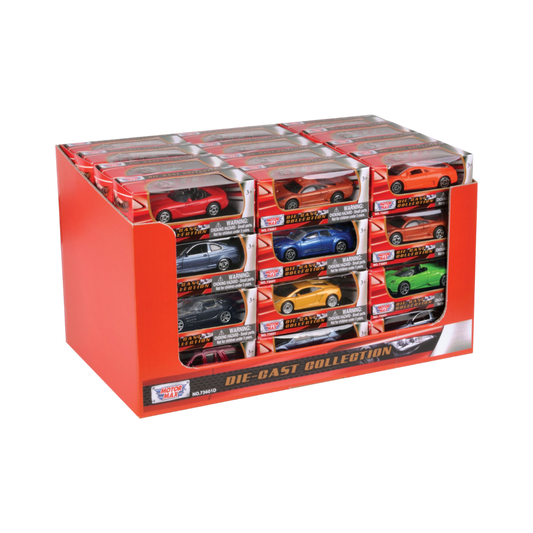 Motormax Collection - 3" Licensed Die-Cast Cars Assortment (48 Count)