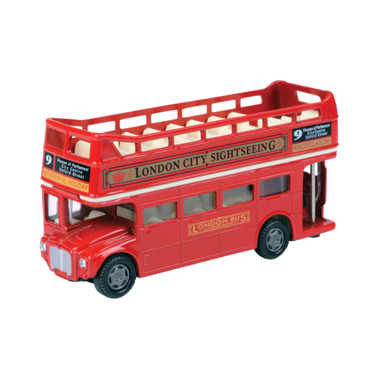 Metro Town - 4.5" London Open Top Bus Die-Cast Vehicle