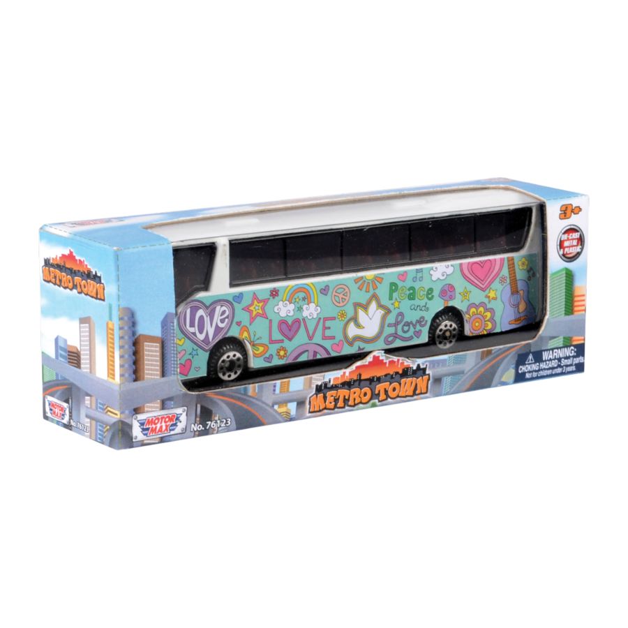 Metro Town - 5.5" Fun Coach Die-Cast & Plastic Vehicle (6 Count)