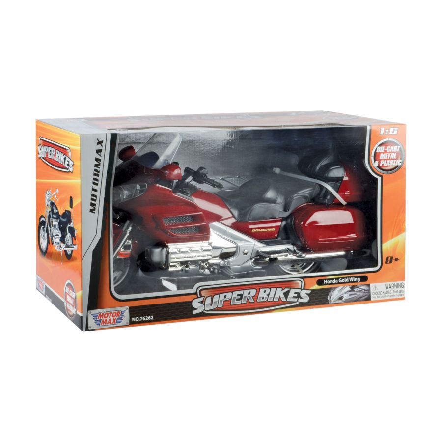 Super Bikes - 1:6 Honda Goldwing Die-Cast Vehicle