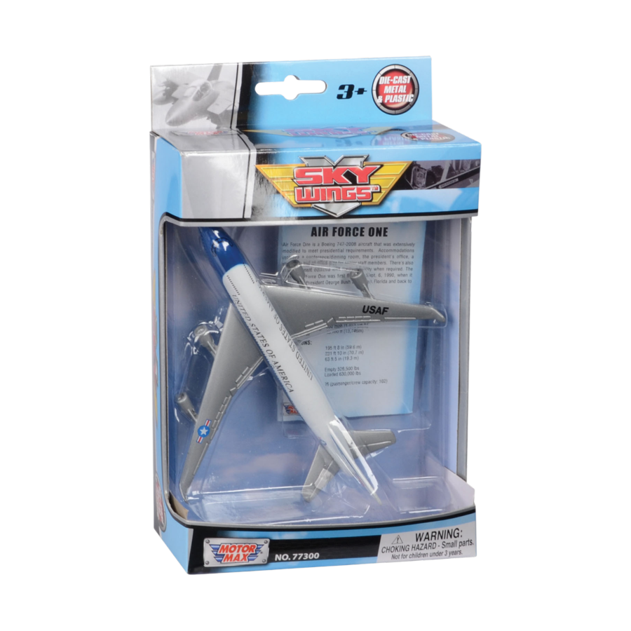 Sky Wings - 6" Aircraft Die-Cast Vehicle Assortment (24 Count)