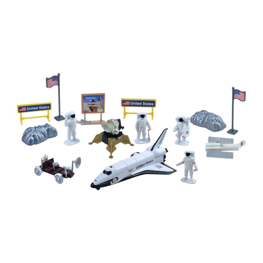 Playsets - US Space Shuttle Endeavor & Astronaut Set (15 Pieces)