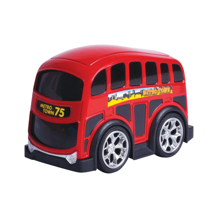 Metro Town - Pull Back Bus Die-Cast & Plastic Vehicle
