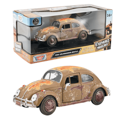 Weathered Treasures - 1:24 1966 Volkswagen Beetle Diecast Vehicle