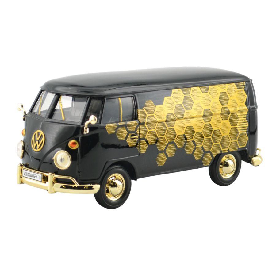 Midnight Eclipse - 1:24 Volkswagen Type 2 (T1) Delivery Van Diecast Vehicle