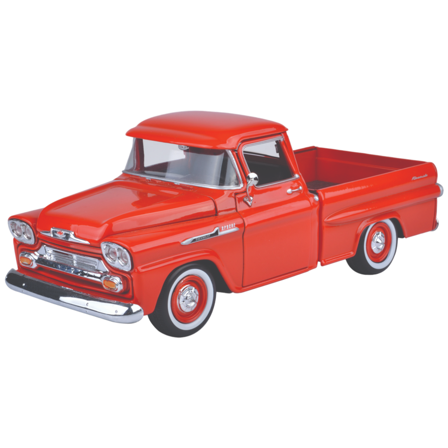 Timeless Legends - 1:24 Scale 1958 Chevy Apache Fleetline Pickup [Orange]