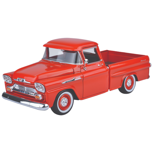 Timeless Legends - 1:24 Scale 1958 Chevy Apache Fleetline Pickup [Orange]