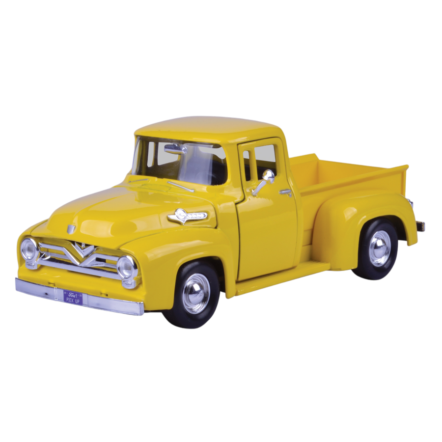 Timeless Legends - 1:24 Scale 1955 Ford F-100 Pickup [Yellow]