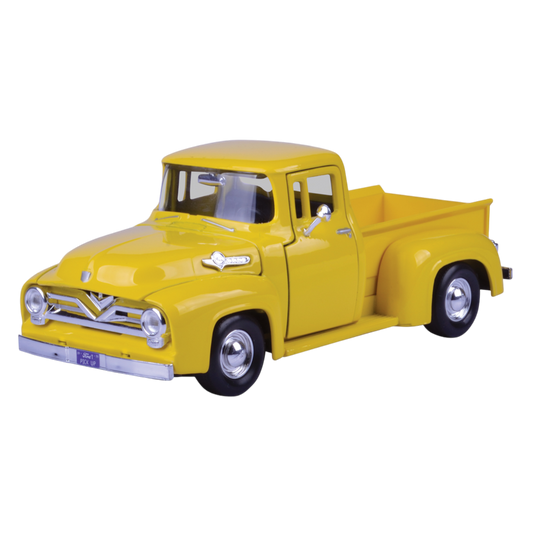 Timeless Legends - 1:24 Scale 1955 Ford F-100 Pickup [Yellow]